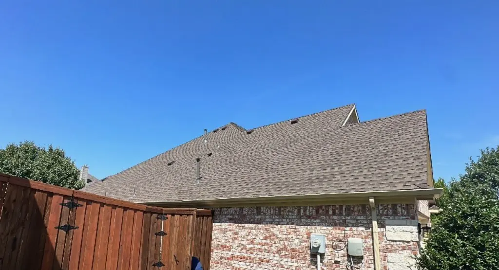 Completed roof replacement project in Sharon